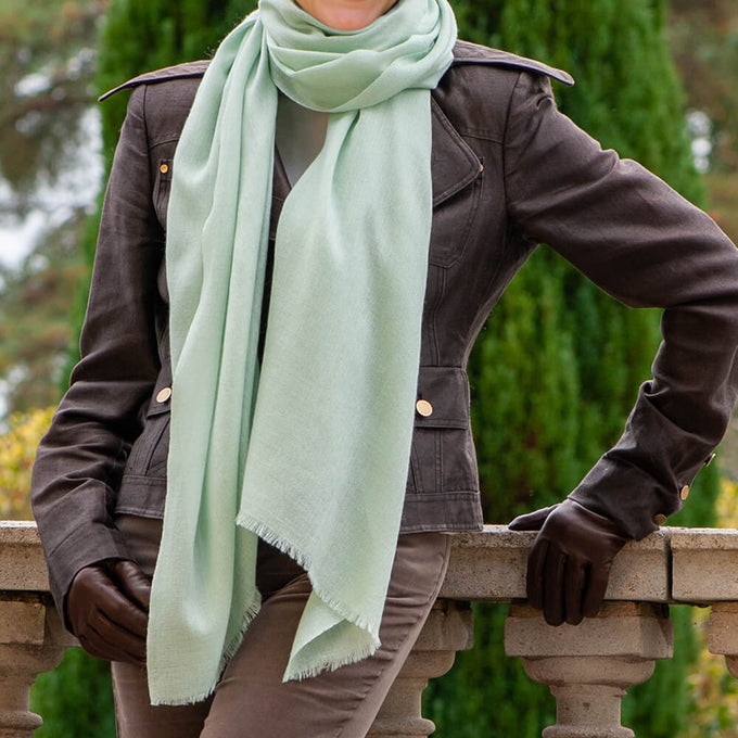 Opal Cashmere and Silk Wrap
