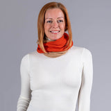 Copper and Caramel Cashmere Snood