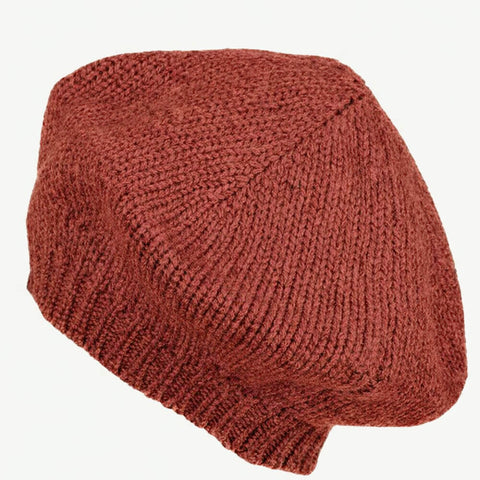 Terracotta Cashmere Beret