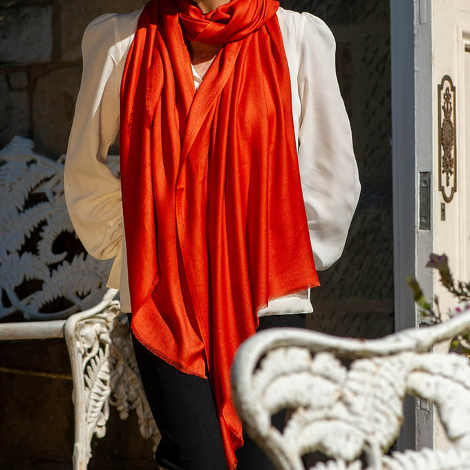 Terracotta Orange Modal Wrap