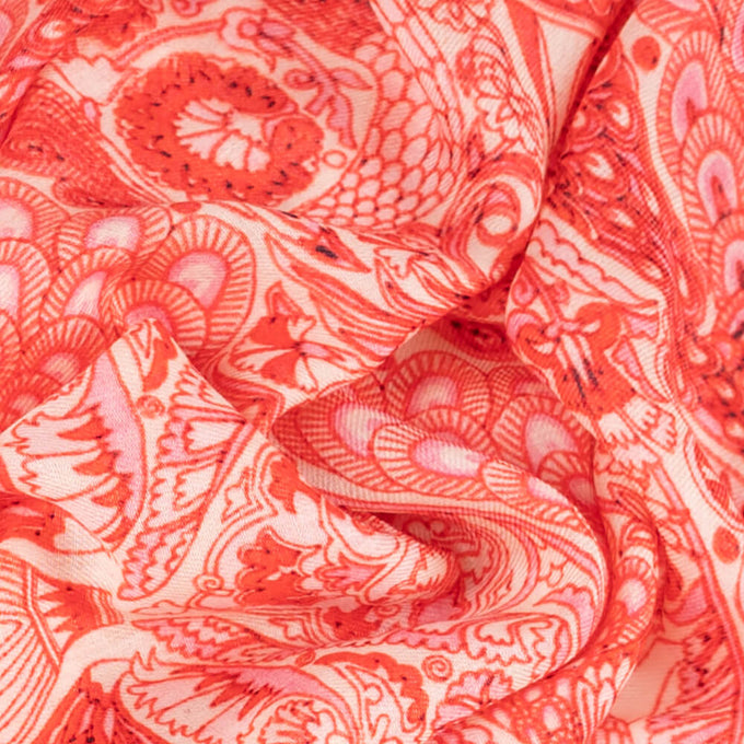 PRE ORDER: The Liberty ‘Oscar’s Palace’ Duet - Pink Cashmere and Silk Wrap