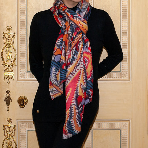 The Liberty Print Quartet – The Paisley Cashmere and Silk Wrap