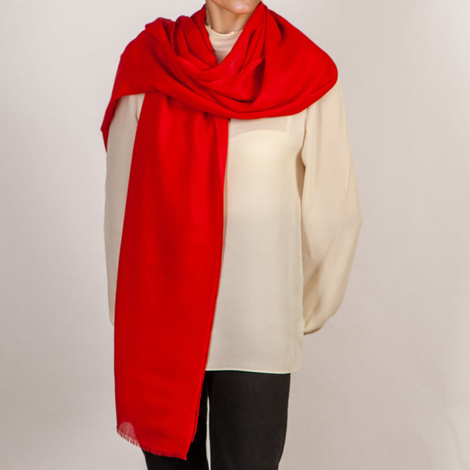 The Spice Route Quintet - Paprika Cashmere and Silk Wrap