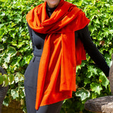 The Spice Palette – Spanish Paprika Cashmere and silk Wrap