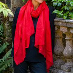 The Spice Route Quintet - Paprika Cashmere and Silk Wrap