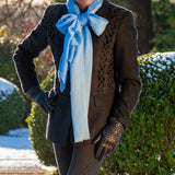 Shades of Pale Trio -Blueberry Cashmere and Silk Wrap