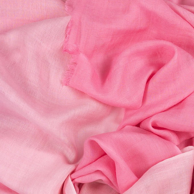 Shades of Pale Trio - Strawberry Cashmere and Silk Wrap
