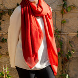 Birds of a Feather - The Pheasant Shaded Cashmere and Silk Wrap