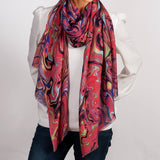 PRE ORDER: The Kaleidoscope Quartet - Pink Drift Cashmere and Silk Wrap