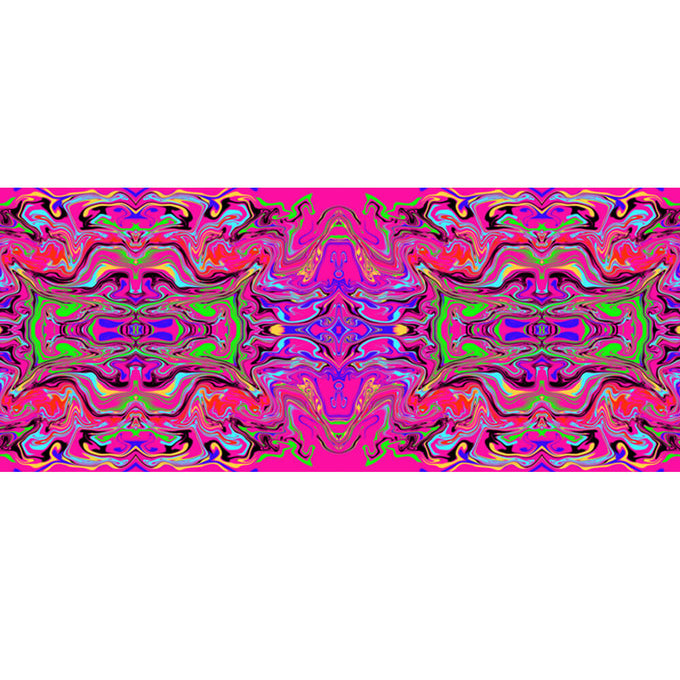 PRE ORDER: The Kaleidoscope Quartet - Pink Drift Cashmere and Silk Wrap