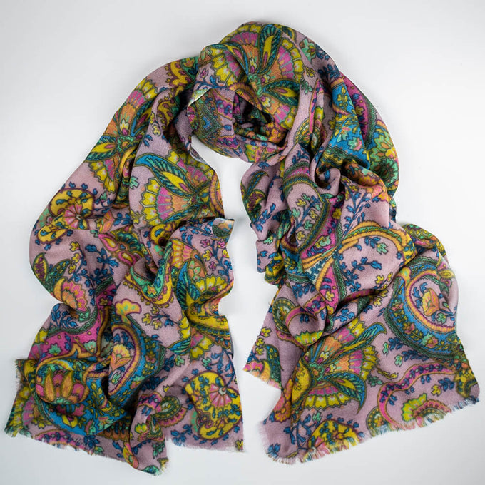 PRE ORDER: The Liberty ‘Florence Melody Trilogy - Pink Cashmere and Silk Wrap