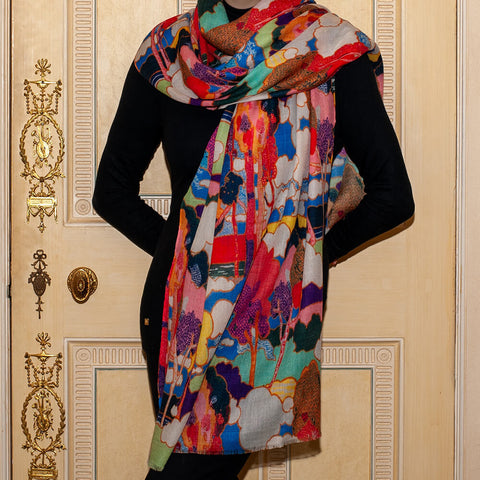PRE ORDER: The Liberty ‘Art Nouveau’ Quintet - Prospect Road Cashmere and Silk Wrap