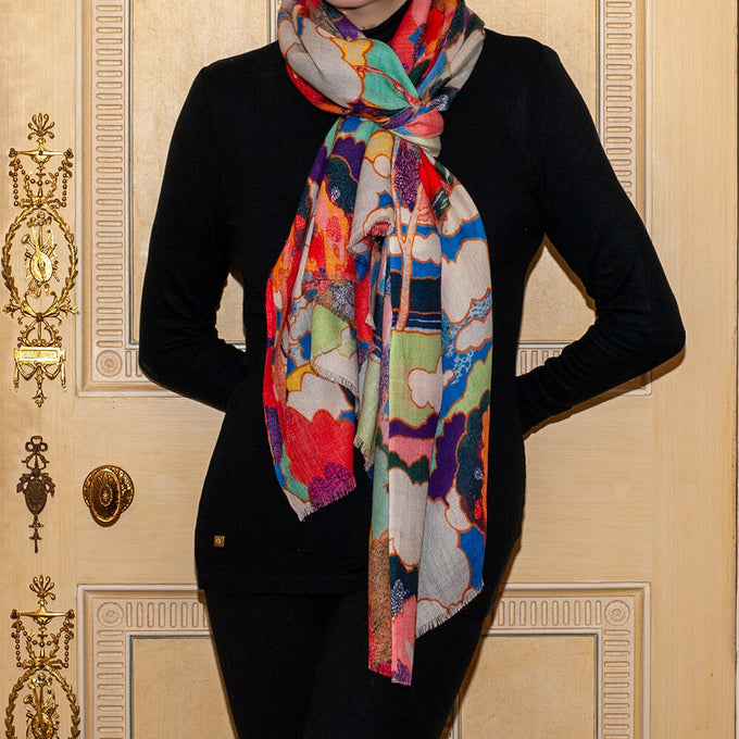 PRE ORDER: The Liberty ‘Art Nouveau’ Quintet - Prospect Road Cashmere and Silk Wrap