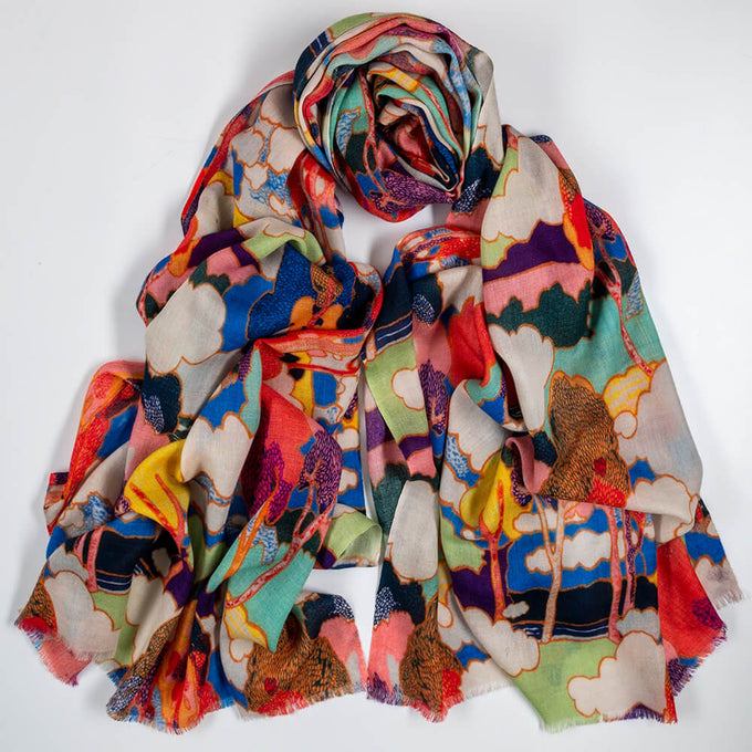 PRE ORDER: The Liberty ‘Art Nouveau’ Quintet - Prospect Road Cashmere and Silk Wrap
