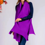 PRE ORDER: French Violet Handwoven Cashmere Shawl