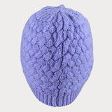 Wisteria Plaited Cashmere Beanie Hat