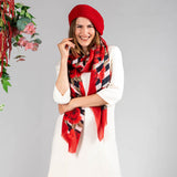 The ‘Unexpected’ Trilogy - Red Rose Cashmere and Silk Wrap