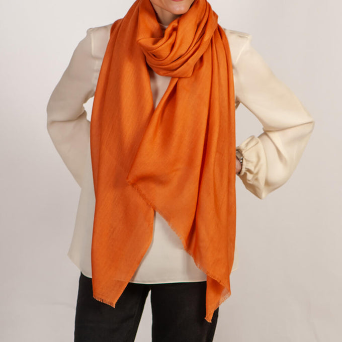 The Spice Route Quintet - Mixed Spice Cashmere and Silk Wrap