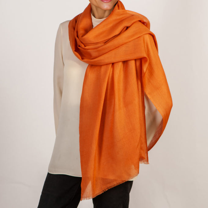 The Spice Route Quintet - Mixed Spice Cashmere and Silk Wrap