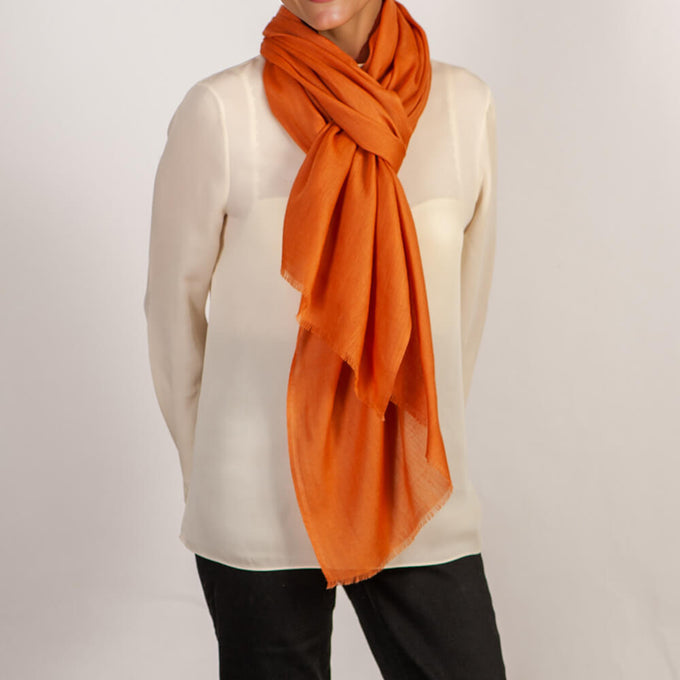 The Spice Route Quintet - Mixed Spice Cashmere and Silk Wrap