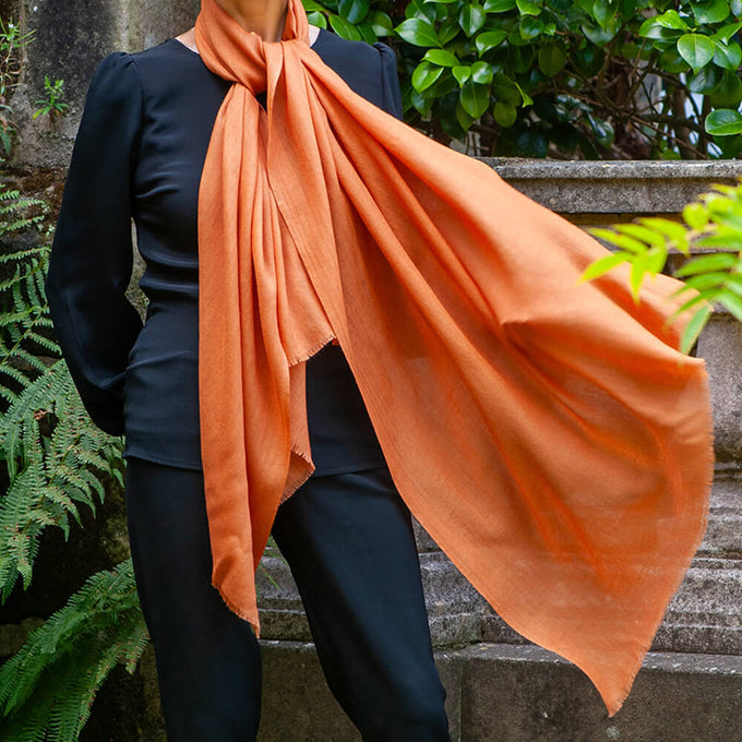 The Spice Route Quintet - Mixed Spice Cashmere and Silk Wrap