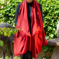 The Spice Palette – Fragrant Sumac Cashmere and silk Wrap