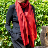 The Spice Palette – Fragrant Sumac Cashmere and silk Wrap