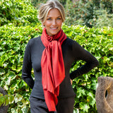 The Spice Palette – Fragrant Sumac Cashmere and silk Wrap