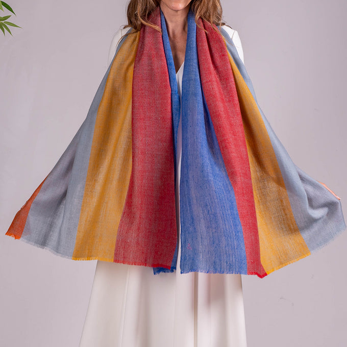 Softly Summer Pashmina Cashmere Shawl