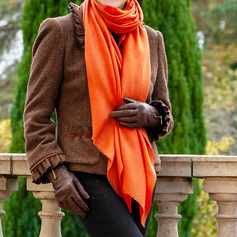 Topaz Cashmere and Silk Wrap