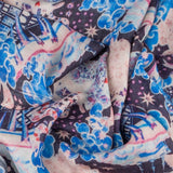 PRE ORDER: The Liberty ‘Tudor Dream’ Duet- Blue Cashmere and Silk Wrap