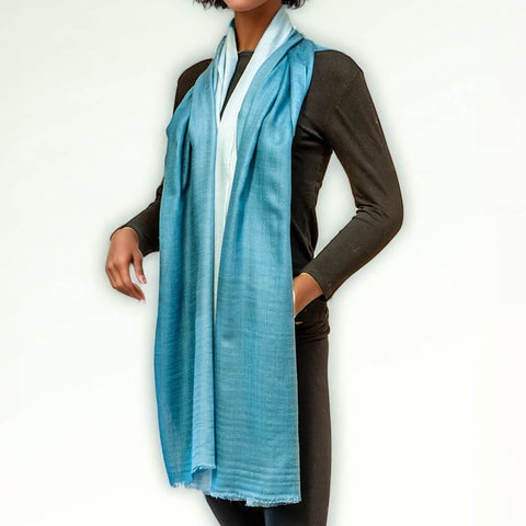 IMPERFECTLY YOURS: Ocean Shades Cashmere and Silk Wrap