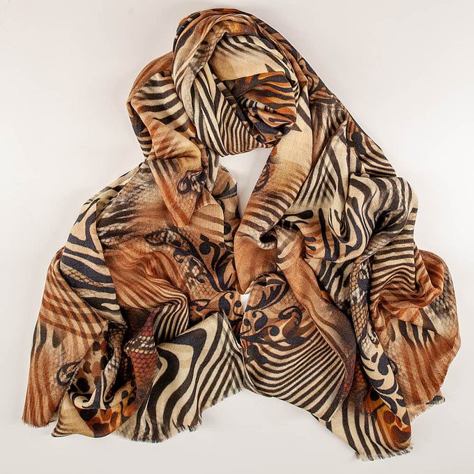 Wild Imagination Trilogy - Savannah Cashmere and Silk Wrap