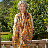 PRE ORDER: The Liberty ‘Florence Melody Trilogy - Yellow Cashmere and Silk Wrap