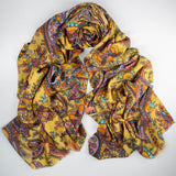 PRE ORDER: The Liberty ‘Florence Melody Trilogy - Yellow Cashmere and Silk Wrap