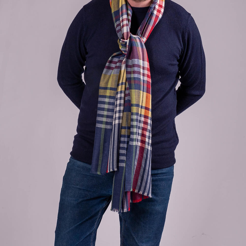 The York Fine Wool and Silk Scarf - Main Image