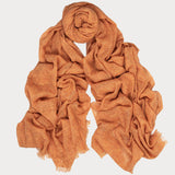 Marmalade Orange Gossamer Cashmere Shawl