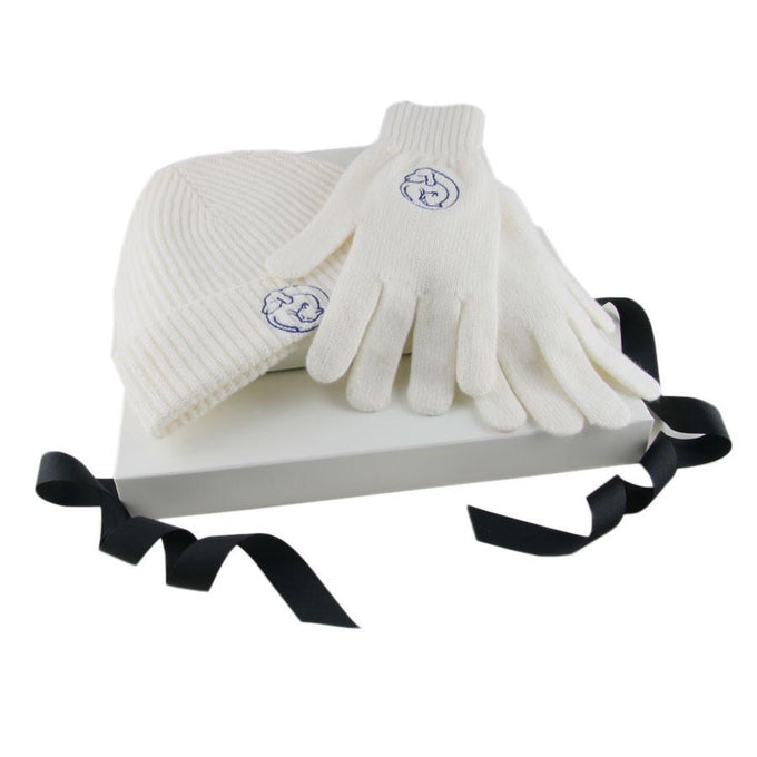 Corporate Branded Beanie and Gloves Set