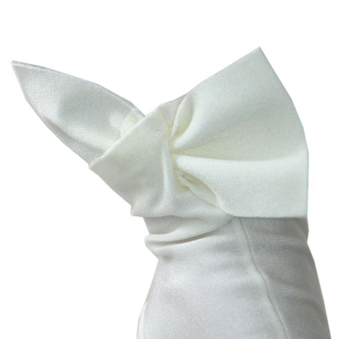 Ivory Bow Cocktail Gloves 3