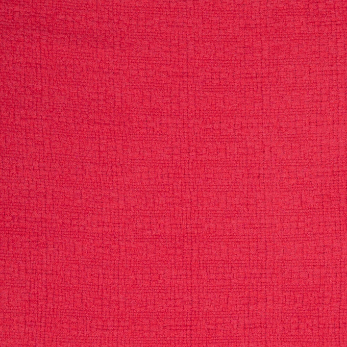 Super Luxe Amaranth Red Basket Weave Cashmere Shawl
