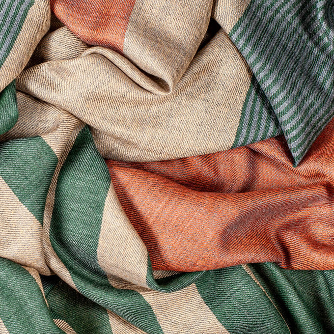 Amberley Silk and Wool Scarf