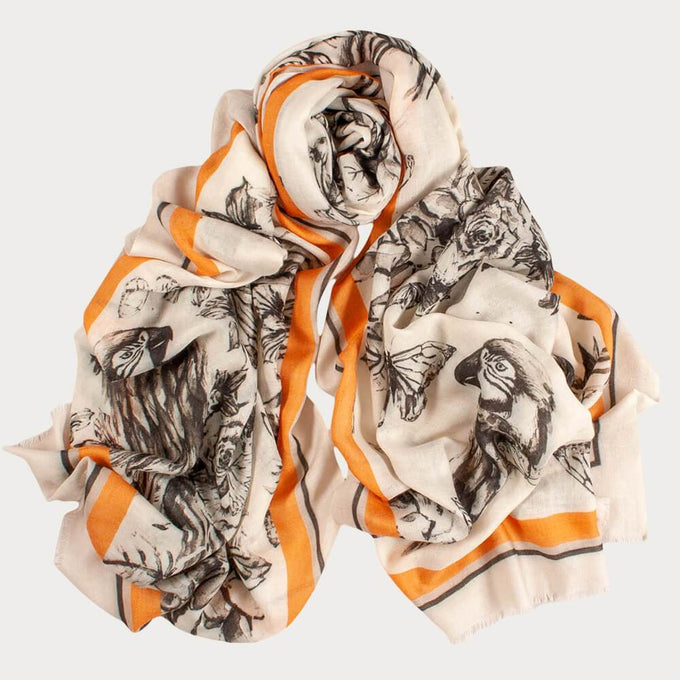 The Safari Set - Parrot Fashion Cashmere and Silk Wrap