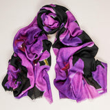 The Orchid Trilogy - Pink Orchid Cashmere and Silk Wrap