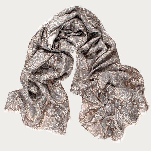 Ragusa Floral Italian Scarf