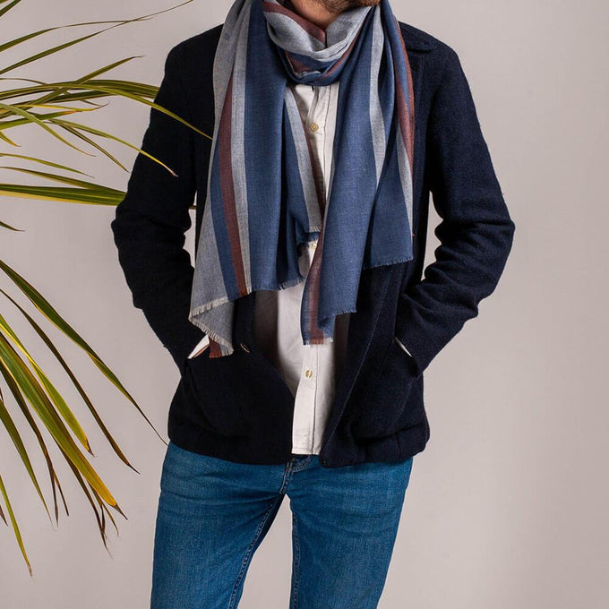 Kensington Merino Wool and Silk Scarf