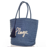 Menton Blue ‘La Plage’ Beach Bag