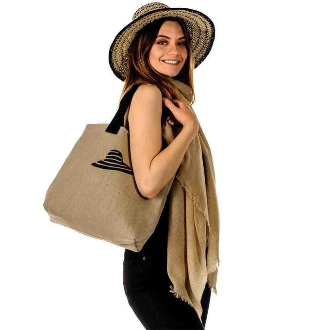Biarritz Linen Tote Bag