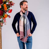 Carlisle Multi-Stripe Silk and Wool Scarf