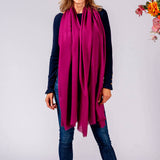 Damson Dream Cashmere and Silk Wrap