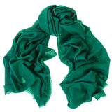 Emerald Green Handwoven Cashmere Shawl